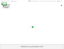 Tablet Screenshot of pernoud.com